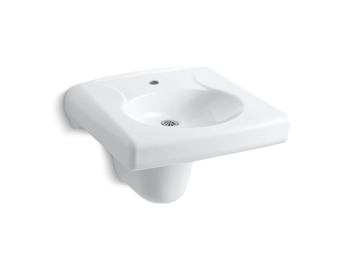 Brenham - 21-15/16" Bathroom Sink - Wall Mount - Oval Shape