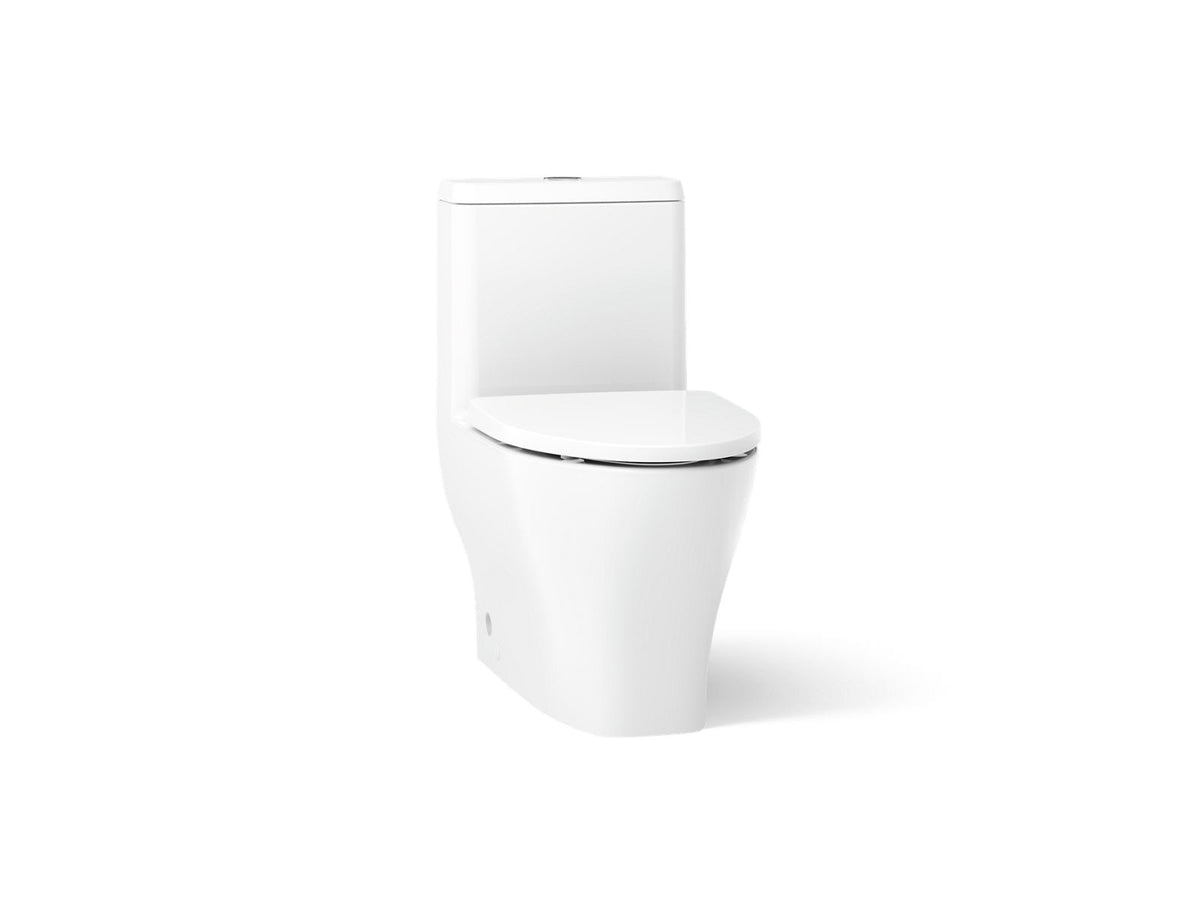 Reach - 1-Piece Toilet with Skirted Trapway - Floor Mount