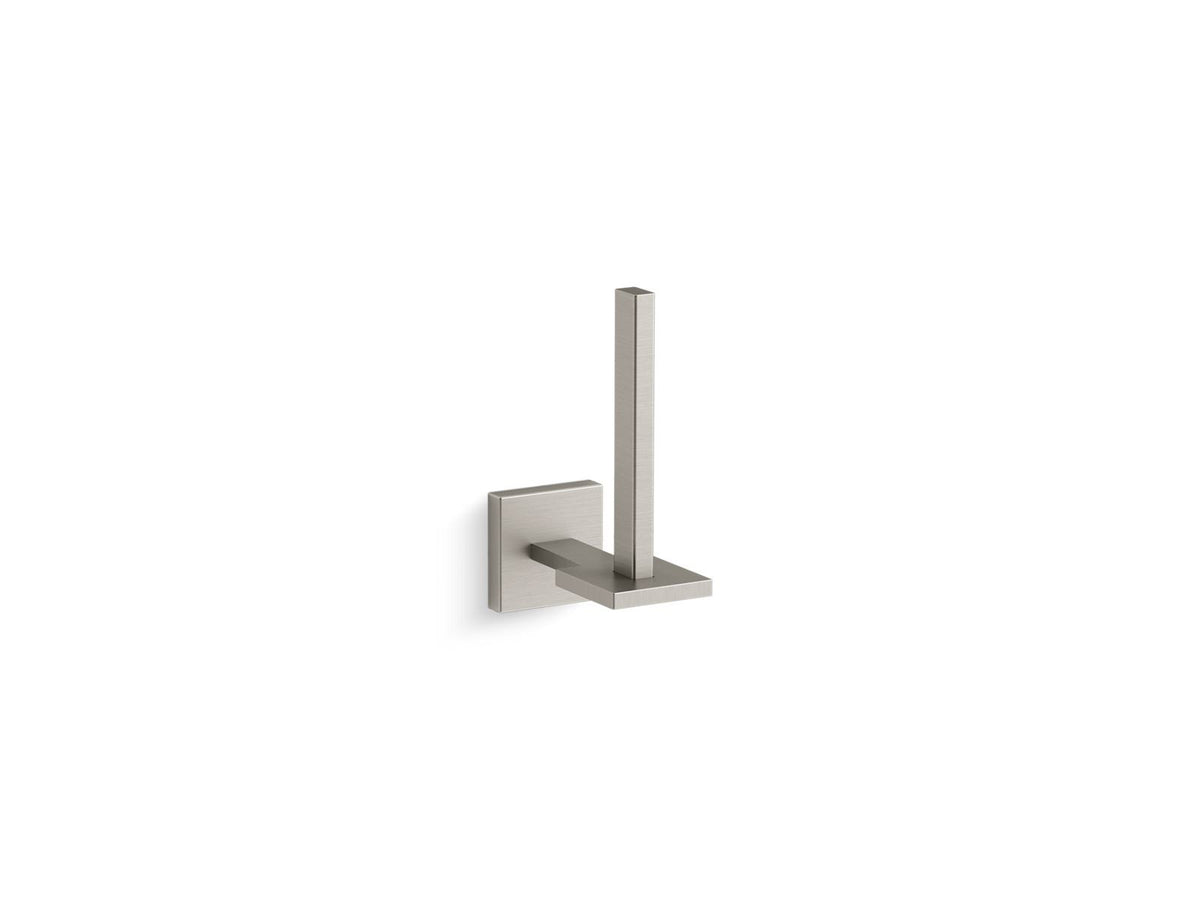 Square - Vertical Toilet Paper Holder - 2" - Wall Mount