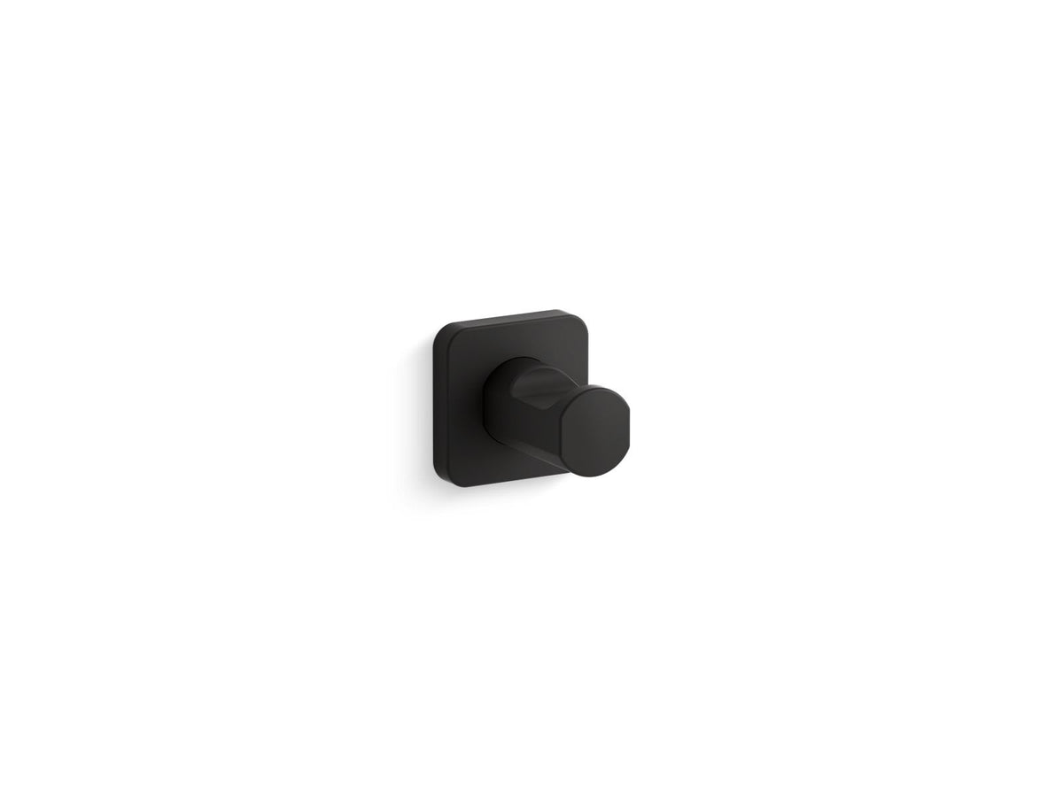 Parallel - Parallelв„ў Robe Hook - Matte Black - Wall Mount