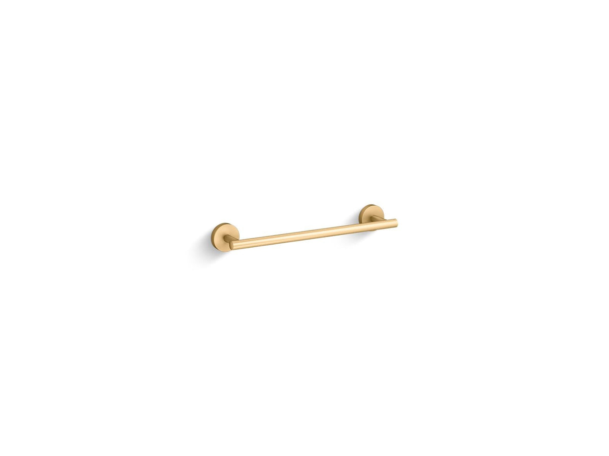 Elate - 12" Towel Bar - Zinc