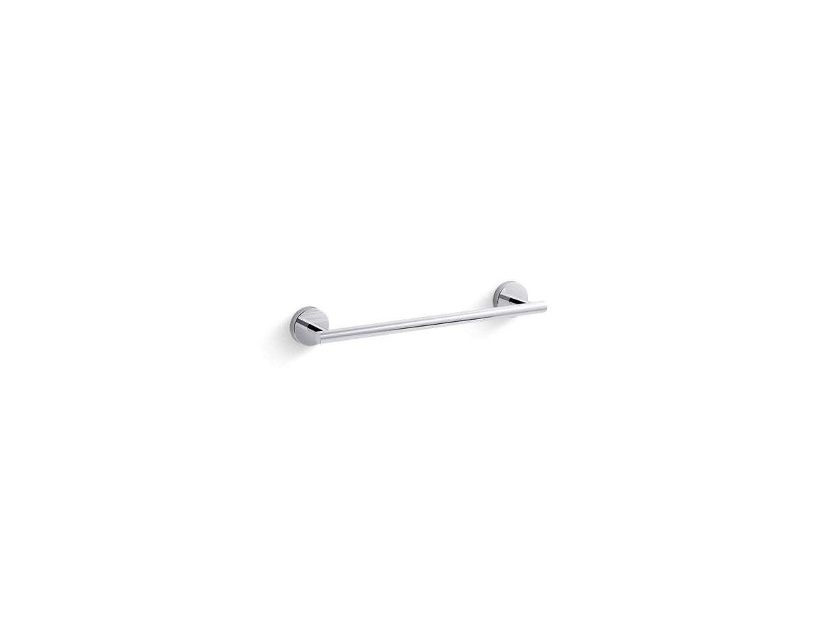 Elate - 12" Towel Bar - Polished Chrome