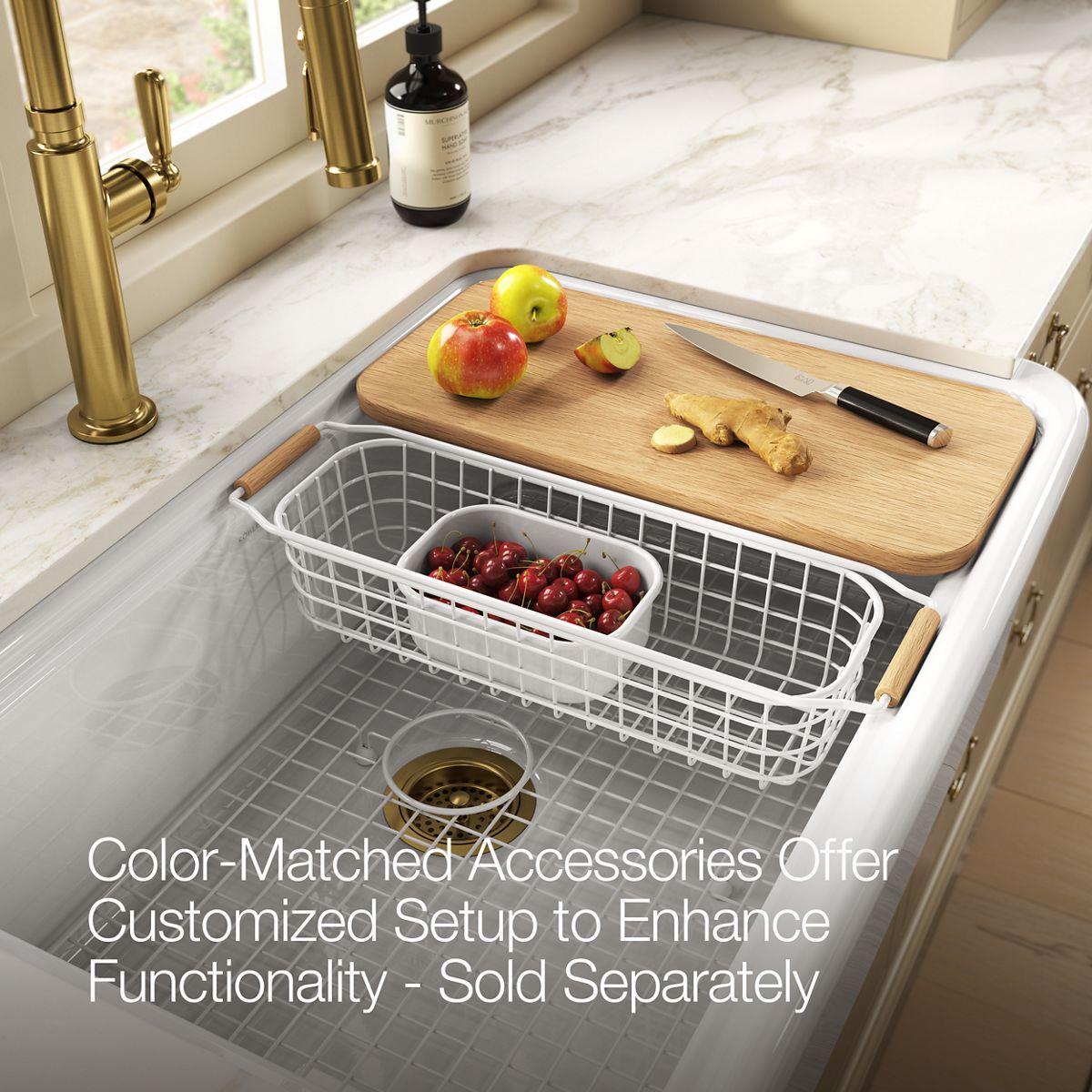 Audrine - 10-1/8" Bowl Farmhouse Kitchen Sink - Under
