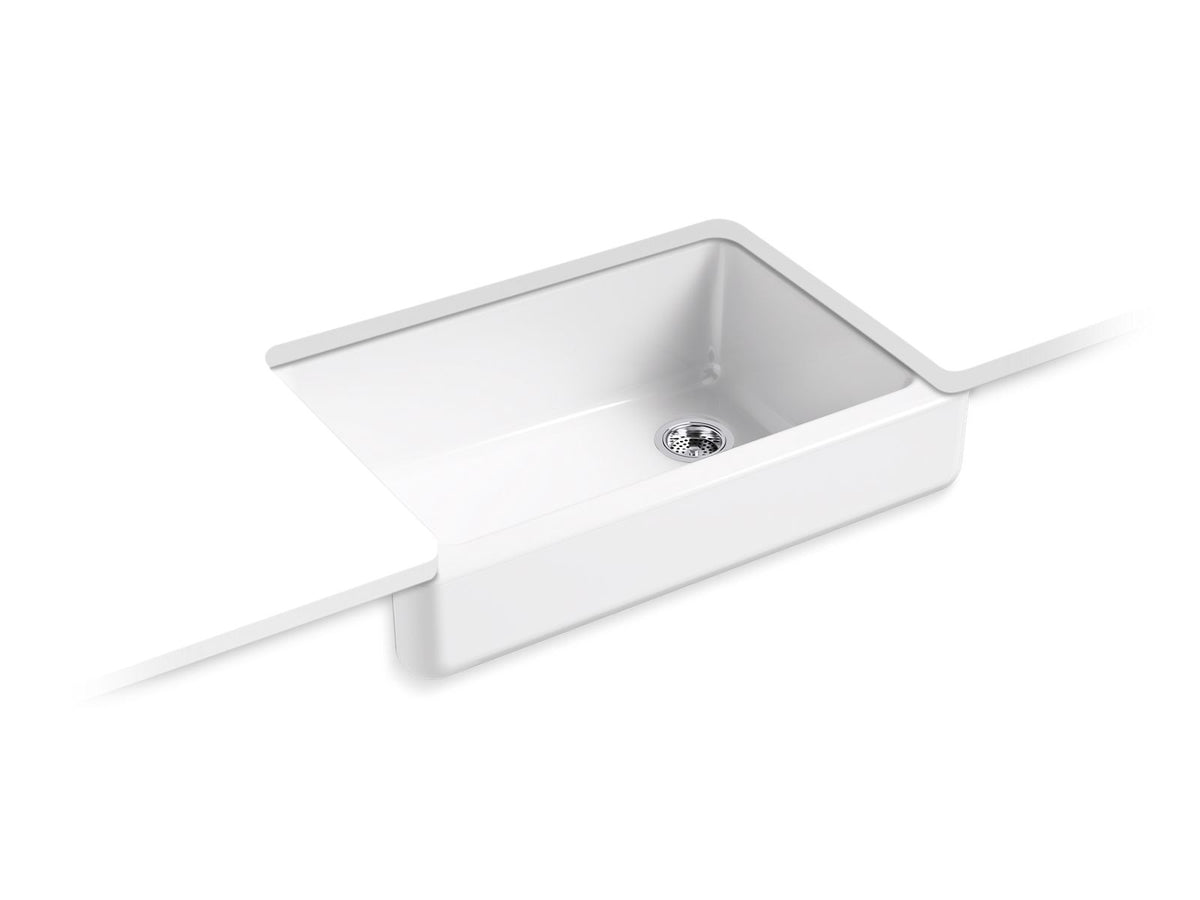 Whitehaven - 32-1/2" Kitchen Sink with Short Apron - Under