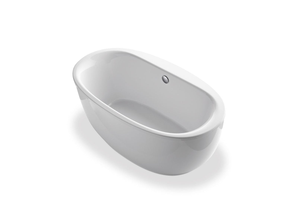 Sunstruck - Bathtub with Fluted Shroud - White - Acrylic