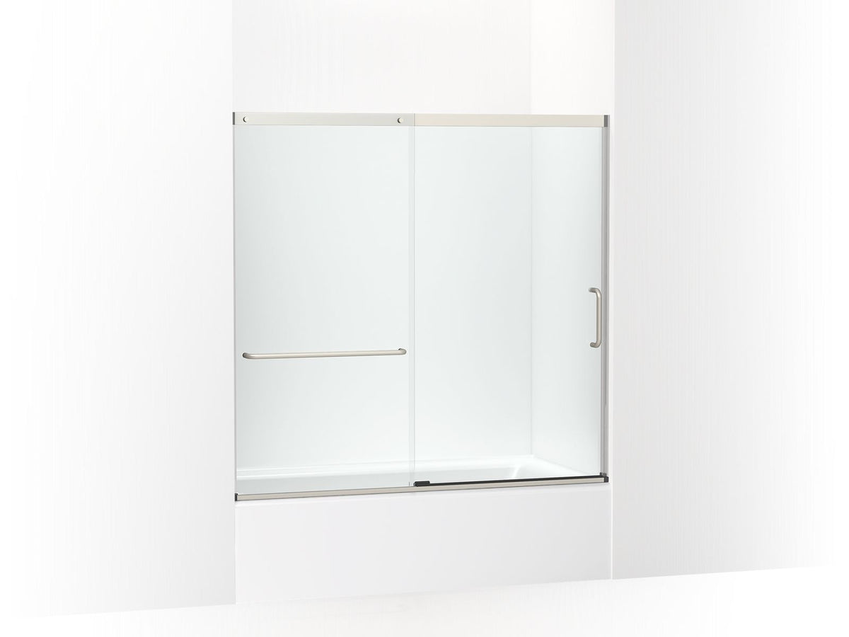 Elate - Sliding Bath Door - Anodized Matte Nickel