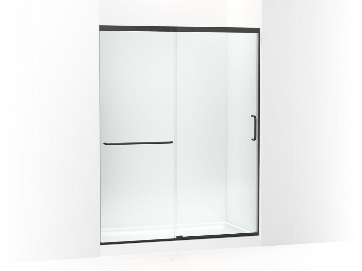 Elate Tall - Sliding Shower Door - Matte Black