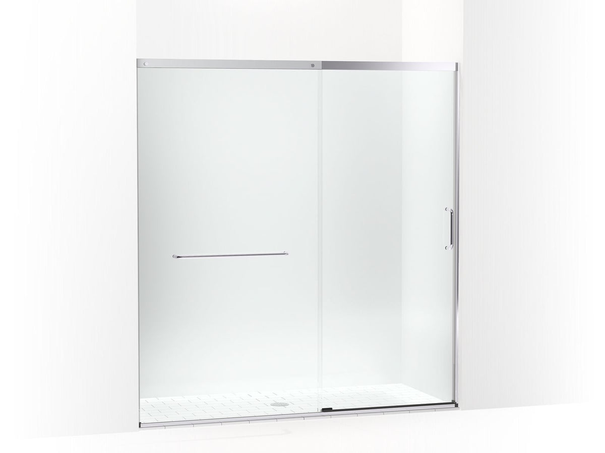 Elate Tall - Sliding Shower Door - Aluminum