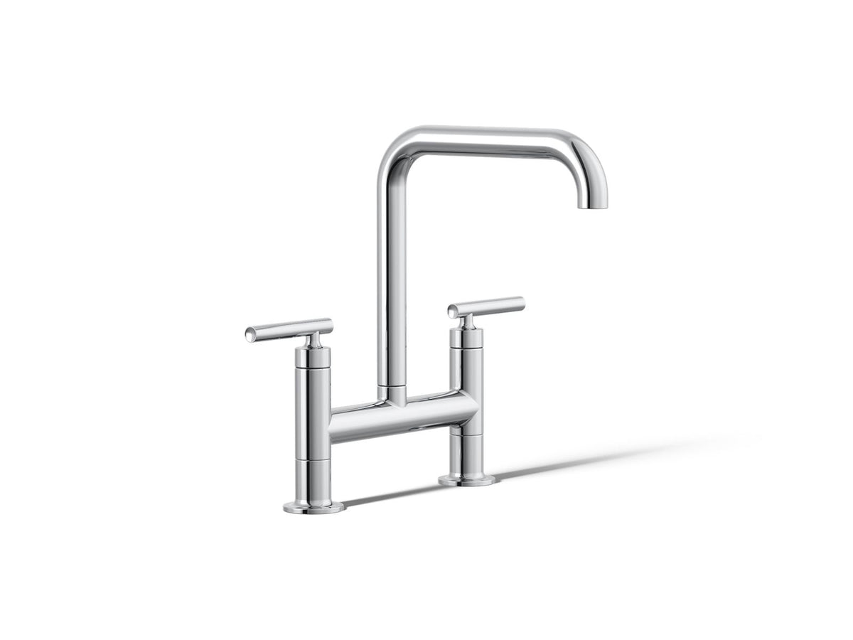 Purist - Bridge Kitchen Sink Faucet - 12-1/2" - Deck Mount