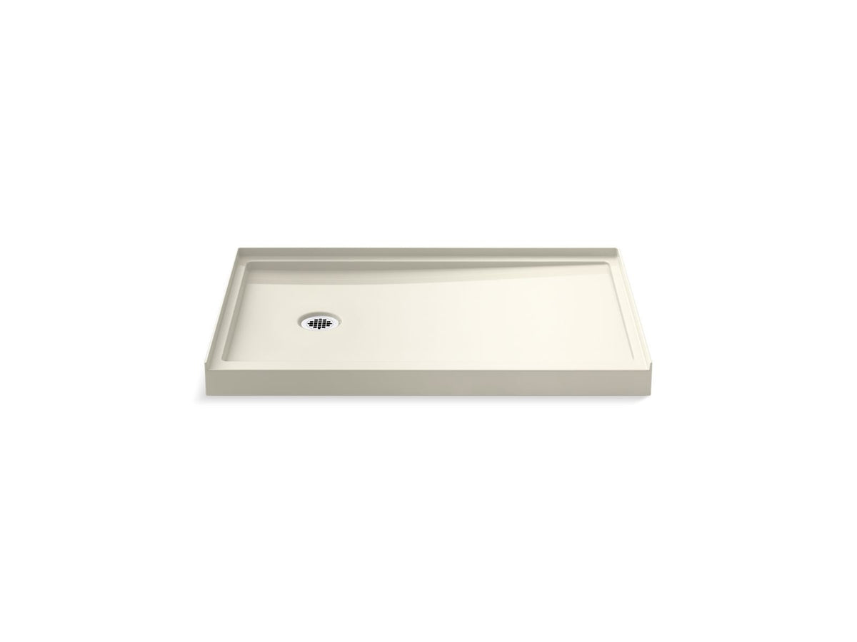 Rely - Left Drain - Biscuit - 48" L x 32" W x 4-3/8" D