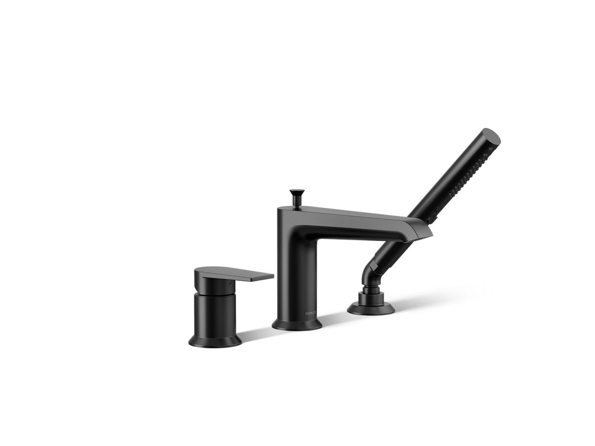 Hint - Bath Faucet - Matte Black - Deck Mount