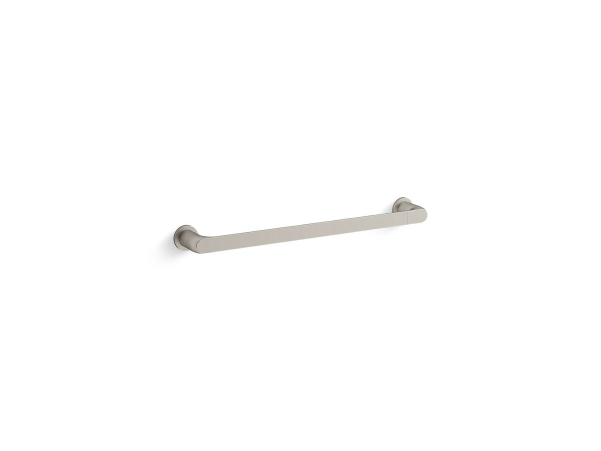 Avid - 18" Wall Mount Towel Bar - Vibrant Brushed Nickel