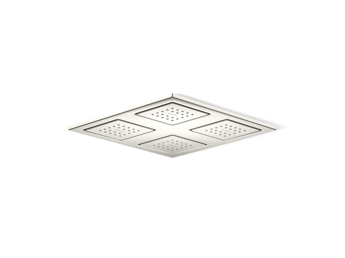 Panel With (4) 22-Nozzle Spray Heads, Vibrant Brushed Nickel
