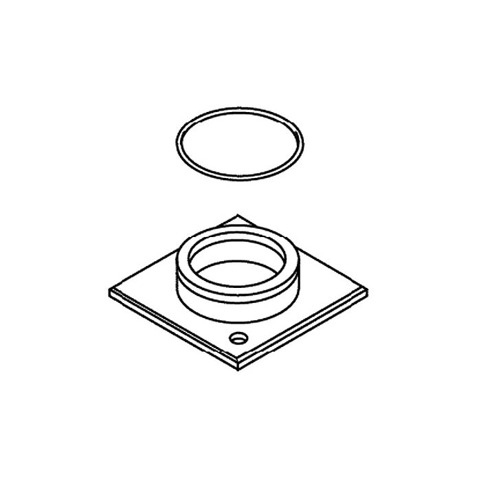 Escutcheon Assembly - Brushed Chrome
