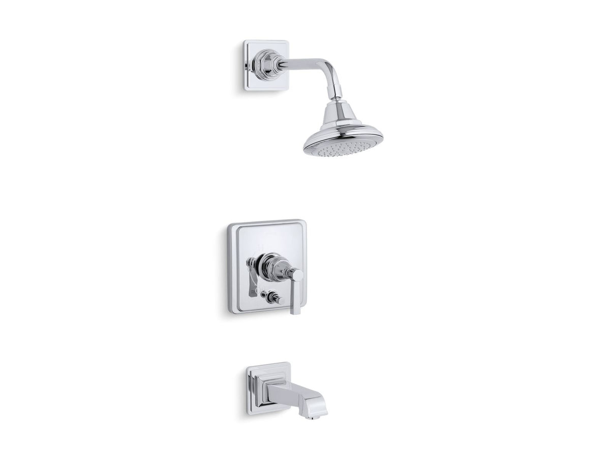 Pinstripe Pure Rite-Temp - Bath/Shower Faucet Trim Set