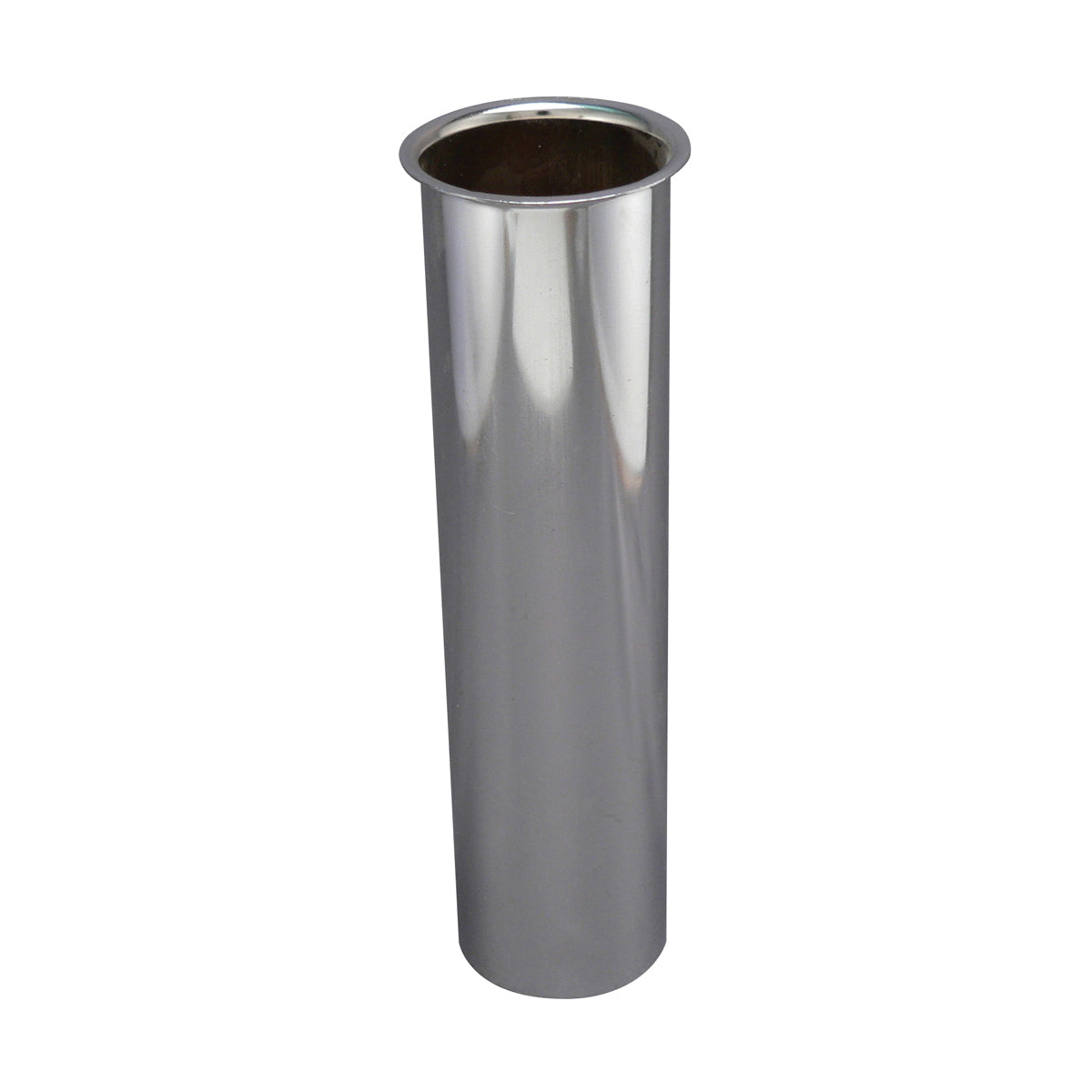 Keeney 111PC Flanged Consumer Grade Sink Tailpiece, 1-1/2 in ID x 6 in L, 22 ga Brass, Polished Chrome, Import