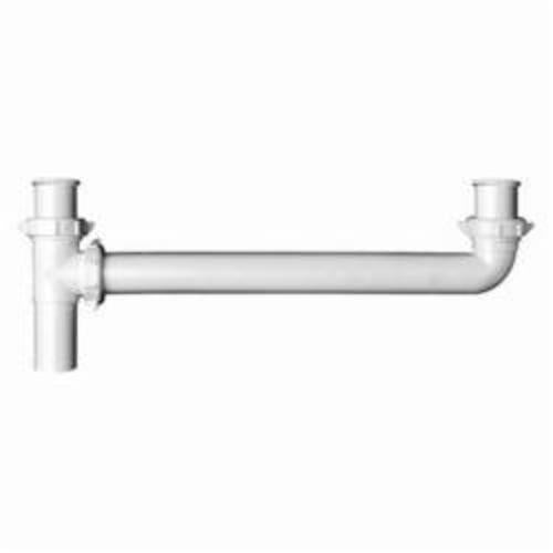 1-1/2" End Outlet Continuous Waste with Baffle Tee - ABS