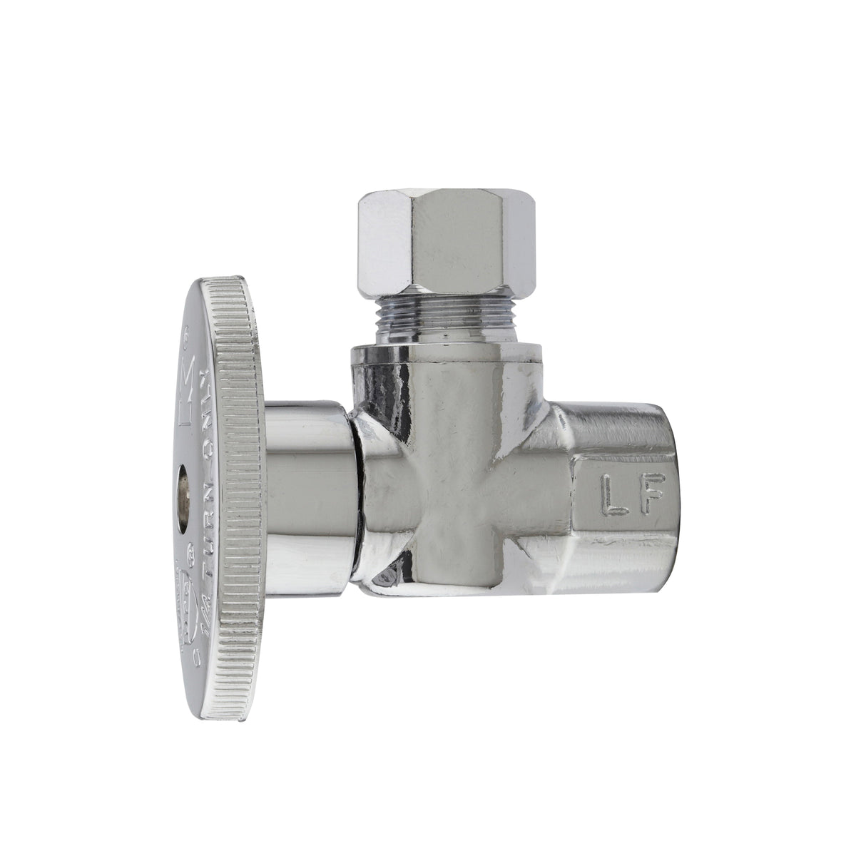 3/8" Straight High Quality 1/4 Turn Valve - Solid Brass
