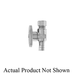 1/2 x 3/8" 1/4 Turn Straight Valve - Brass