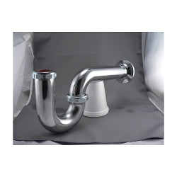 Keeney 319XCPBN Adjustable P-Trap, 1-1/4 in Inlet x 1-1/2 in Outlet, Brass, Slip Joint Connection, Import