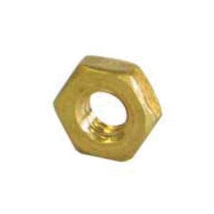 Hex Nut - 3/8" OD - Brass