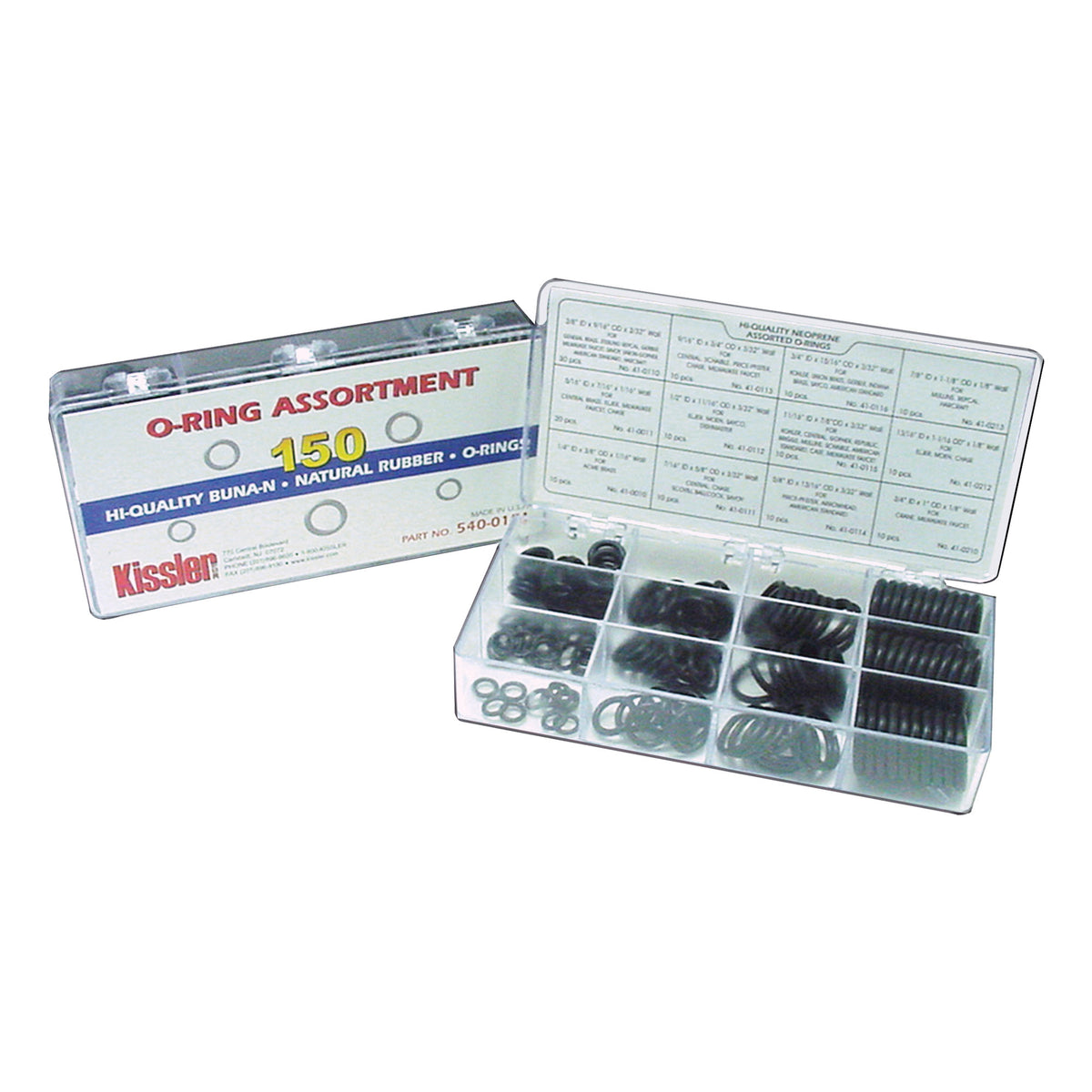 Kissler 540-0151 150-Piece O-Ring Kit