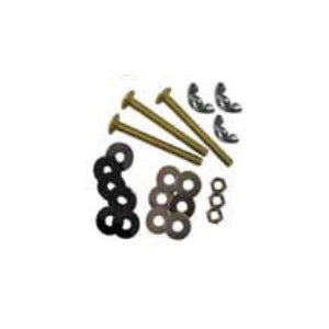 Kissler 68-7324 Heavy Duty Tank to Bowl Bolt Set, For Use With Toilet Tank Levers/Actuators, Solid Brass