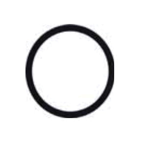 Kissler 71-0019 Cap Gasket, 0.9 in ID x 1.03 in OD, For Use With GerberĀ® 23-2827 Faucet Stem
