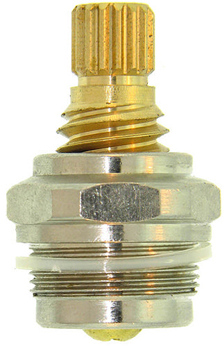 Kissler AB711-0250H Compression Righthand Hot Stem Unit, 1-3/8 in L, For Use With Kohler Faucets, 16 Point, B-12 Broach Style