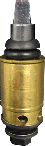 Kissler AB711-0900H Compression Lefthand Hot Lavatory/Kitchen Stem Unit, 2-3/16 in L, For Use With Chicago Faucets, B-25 Broach Style