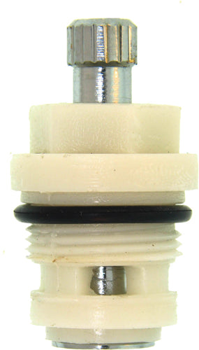 Kissler 711-1060 Washerless Righthand Stem Unit Only, 1-3/4 in L, For Use With Streamway Faucets, 17 Point, B-26 Broach Style