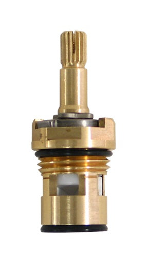 Kissler AB711-4307LH Amarilis Compression Lefthand Stem Unit, 2-1/8 in L, For Use With American Standard Faucets, 18 Point, B-34 Broach Style, Ceramic