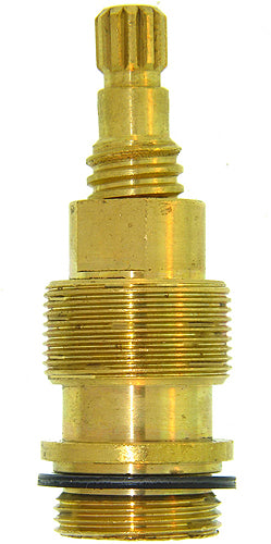 Kissler 711-6044 Mobile Home Compression Righthand Stem Unit Only, 2-9/16 in L, For Use With Price Pfister Faucets, 12 Point, B-6 Broach Style