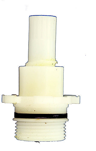 Kissler 711-9020 Washerless Righthand Stem Unit, 1-7/8 in L, For Use With Bristol Faucets, 18 Point, B-22 Broach Style