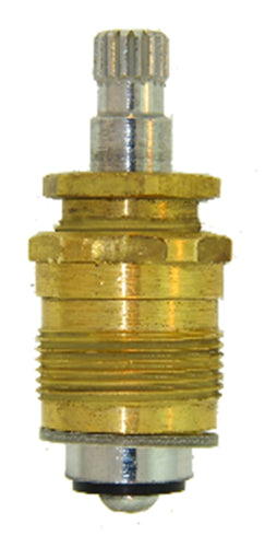Kissler 723-1642C Compression Lefthand Cold Stem Unit, 2-3/16 in L, For Use With Eljer Faucets, 16 Point, B-12 Broach Style