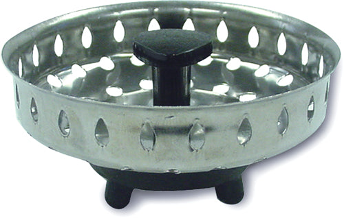Kissler 759-2000 Strainer Basket, For Use With Sterling Faucets, Universal Fit Faucets, Stainless Steel, 3-1/8 in OD