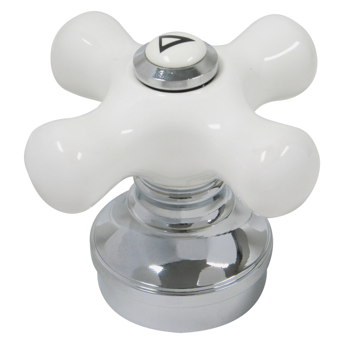 Kissler 96-9055 Single Cross Handle, 1-5/8 x 2-1/2 in, For Use With Universal Fit, Porcelain