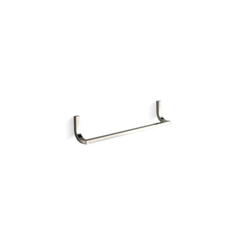 Loure - 18" Single Towel Bar - Vibrant Polished Nickel