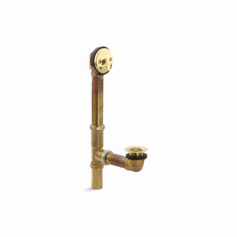 Swiftflo - Adjustable Bath Drain - Vibrant Polished Brass