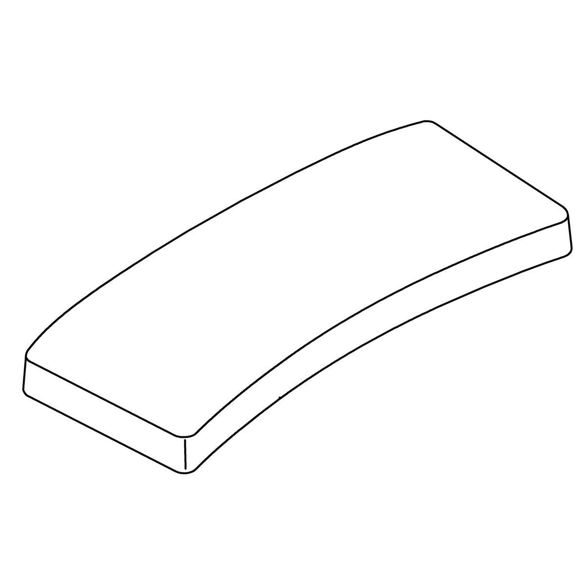 1-Piece Tank Cover - White