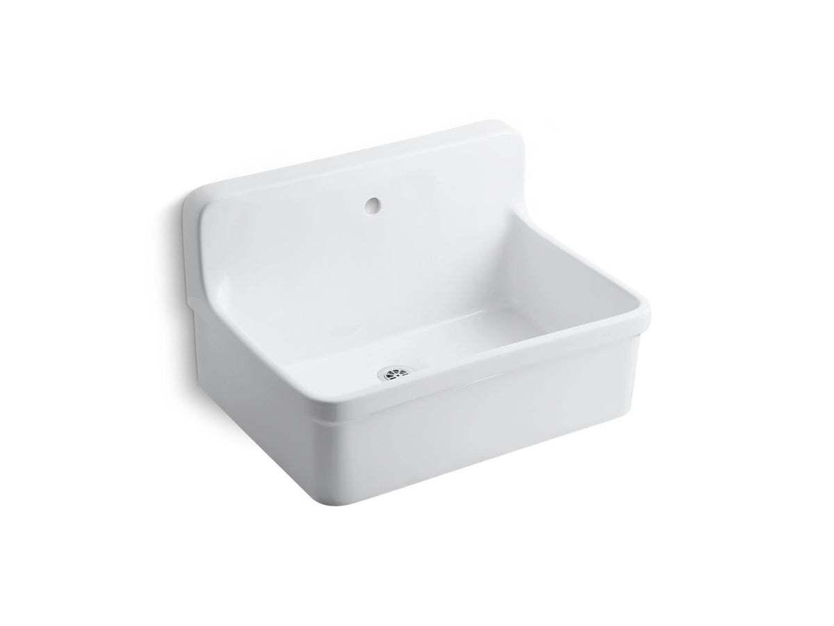 Gilford - 30" Bathroom Sink - Bracket - Vitreous China