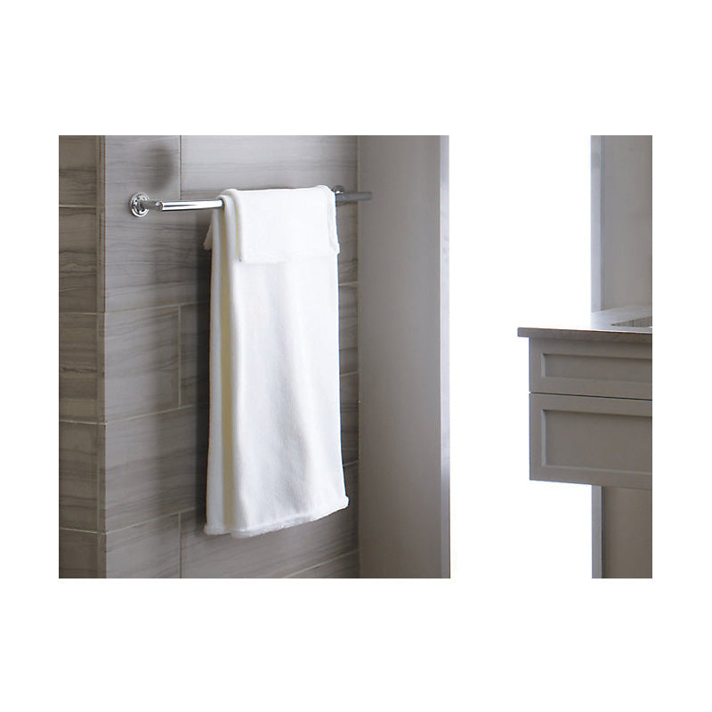 Purist - 24" Towel Bar - Vibrant Rose Gold - Solid Brass