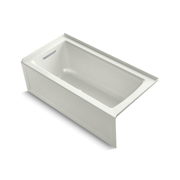 Bathtub, With Integral Apron and Integral Flang, Biscuit