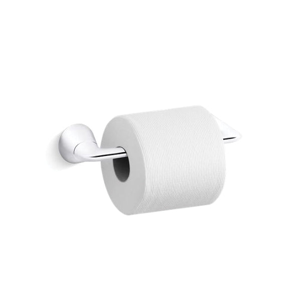 Modern - Toilet Tissue Holder - Wall Mount - Zinc/