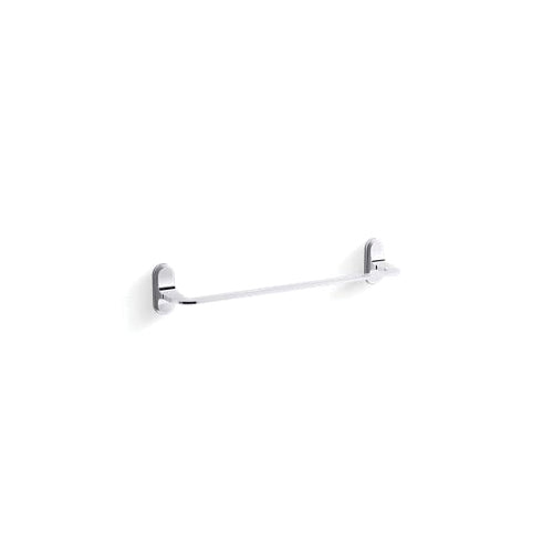 Industrial - 18" Towel Bar - Polished Chrome
