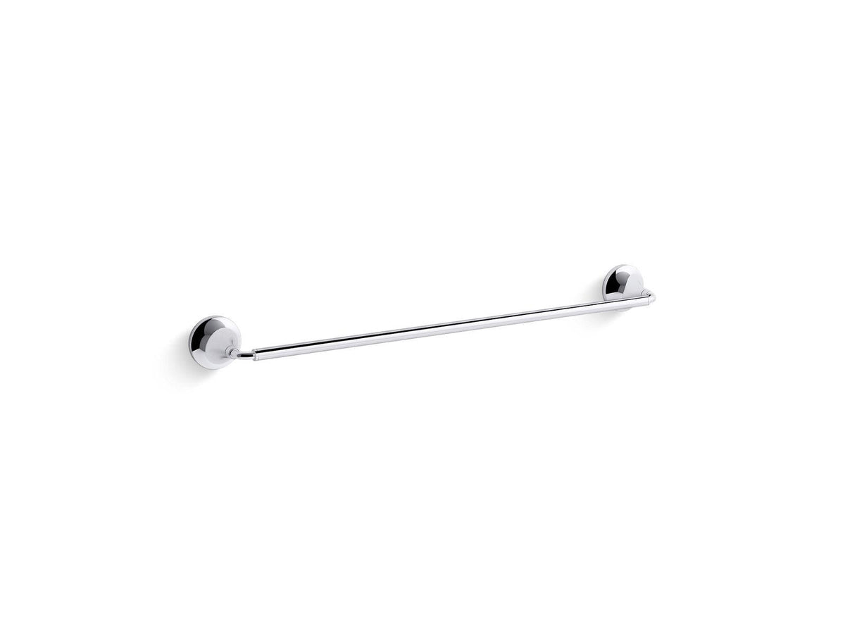 Tone - 24" Wall Mount Towel Bar - Polished Chrome