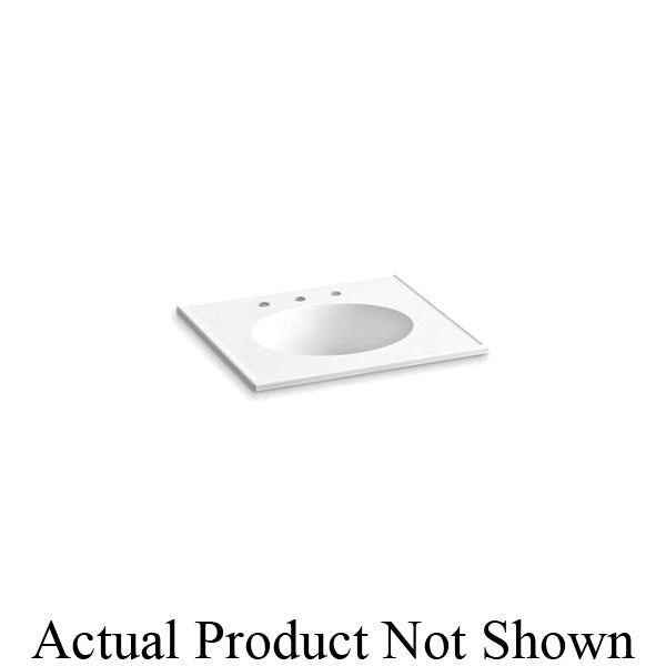 Ceramic/Impressions - 25" Center Drain Bathroom Sink