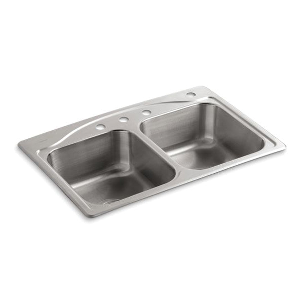 Cadence - 33" Kitchen Sink - Top - Double Bowl