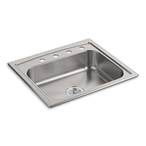 Toccata - 25" Kitchen Sink - Squared Shape