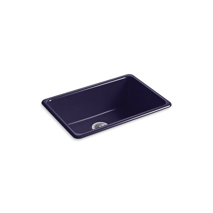 Iron/Tones - 27" Center Rear Drain Kitchen Sink